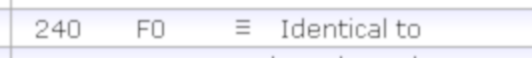 beet_keeper's tweet image. The forensics export looked at the file in a hex editor, and they saw the binary matched their extended-ascii encoding table... 🔎 (≡) 0xF0, identical to... it wasn&apos;t wrong!

What could it mean?

#digipres #characterencoding #Unicode