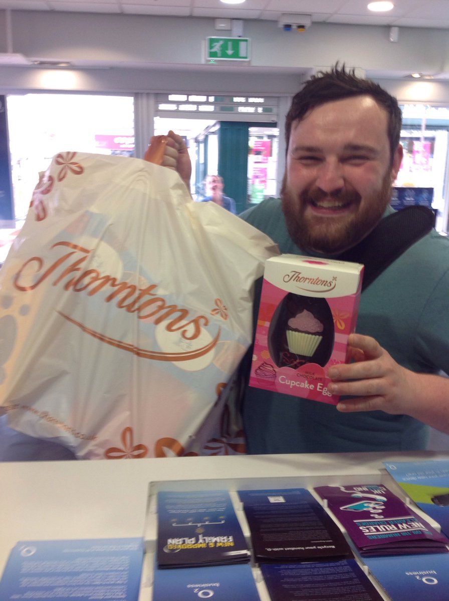 Happy customer bought himself some eggs!! decided to get us all one each 😍😍🍫 Thanks Luke!!