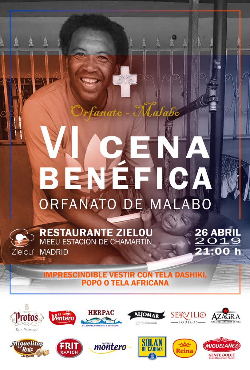 Un placer poder compartir con <a href="/BZarandona/">benjamin zarandona</a> esta cena benéfica y ayudar al orfanato de #Malabo. 
Gracias por realizar una labor tan importante durante tanto tiempo. 🇬🇶 #GuineaEcuatorial #RonAzagra