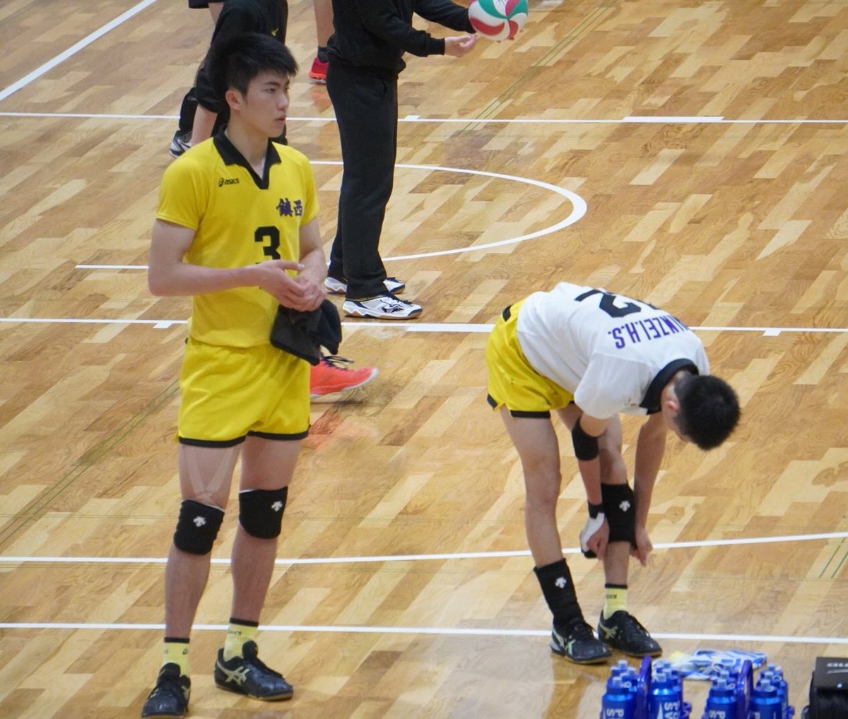 準々決勝後、次の相手の視察 #鎮西 #水町泰杜 くん #荒尾怜音 くん