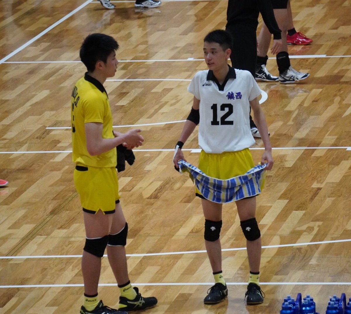 準々決勝後、次の相手の視察 #鎮西 #水町泰杜 くん #荒尾怜音 くん