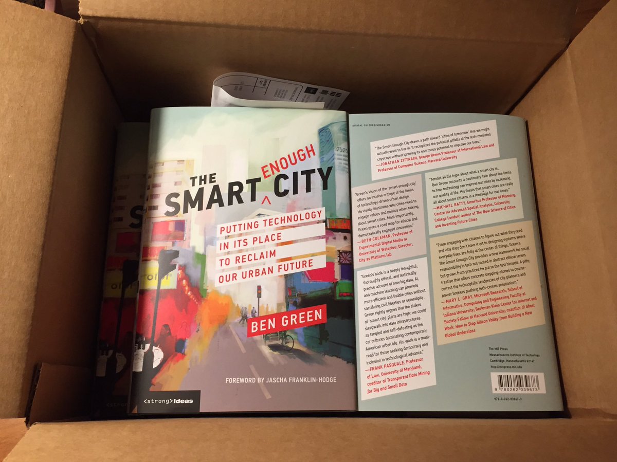 globalphiltech's tweet photo. “The smart city can’t exist on its own, the technology can’t exist on its own. The technology needs to be integrated into broader policy agendas.”
https://t.co/m4Wo2EoyQB 
#philtech book by @benzevgreen @mitlibraries @mitpress https://t.co/eqoR5uGRvE