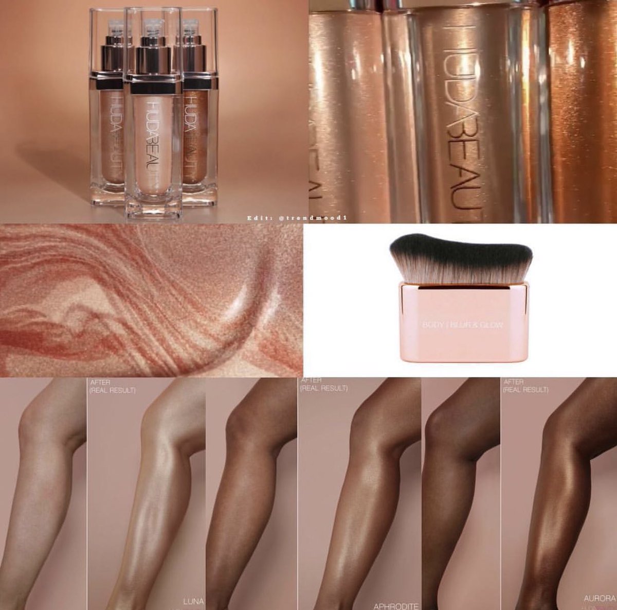 huda beauty liquid highlighter luna