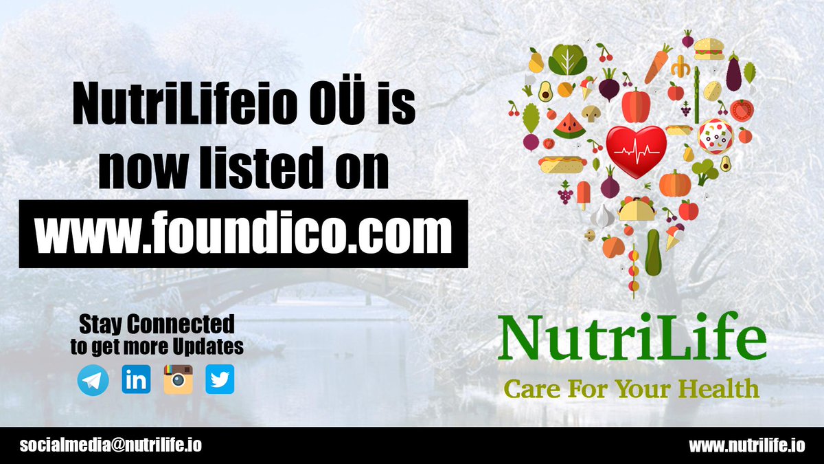 Nutrilifeio OÜ is now listed on foundico.com
#nutrilife #nutrilife_io #cryptocurrency #bitcoin #ethereum #blockchain #earnmoney #earnmoneyfromhome #earnmoneyonline #bitcointrading #bitcoinnews #bitcoinprice #altcoin #bitcoinvalue #bitcoinexchange #ICO #ICOReviewer