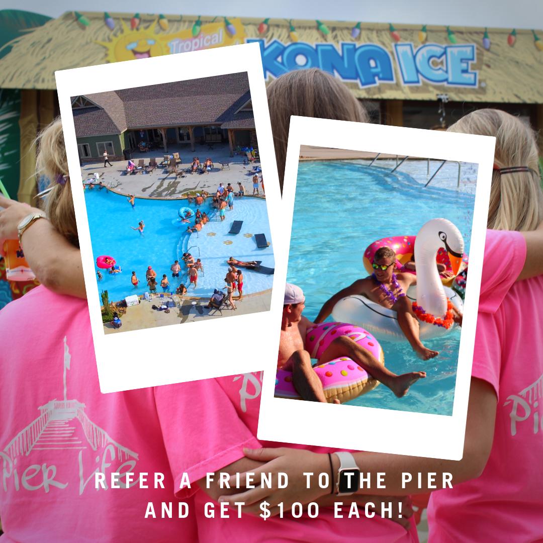 Something NEW!💰🤑💸

Refer a friend who signs a lease at The Pier and get $100 each!