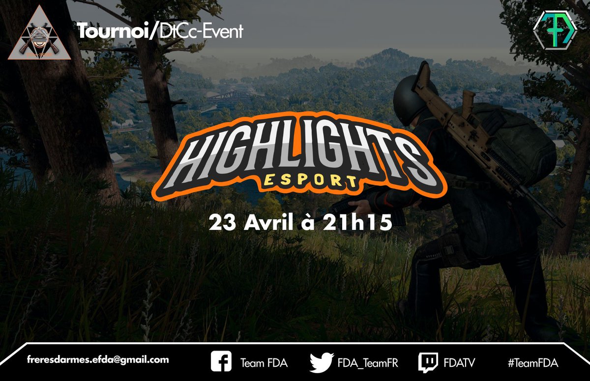 FDAEsport's tweet photo. Bonsoir on m’a aussi dit qu’un tournoi sur @PUBG a été organisé par #DTCc_Event et sera streamer sur la #FDATV donc aller regarder et soutenir notre team pubg. https://t.co/YaWfEo66mw https://t.co/p3jexJwuv9