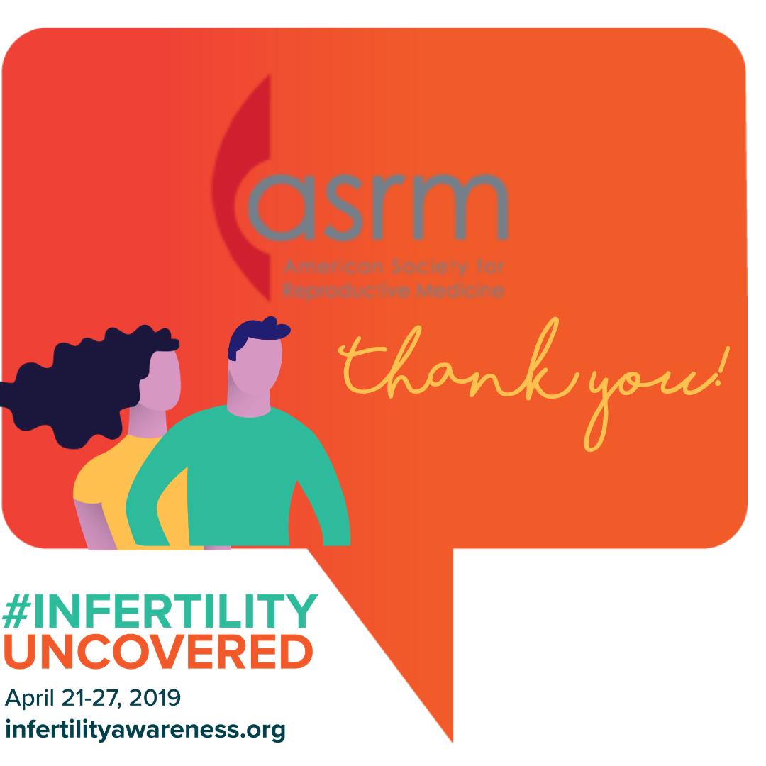 resolveorg's tweet image. Make sure you are following @ReprodMed  who is a RESOLVE community partner! Thank you #ASRM for your incredible support! 

#infertilityuncovered #NIAW #Access2Care