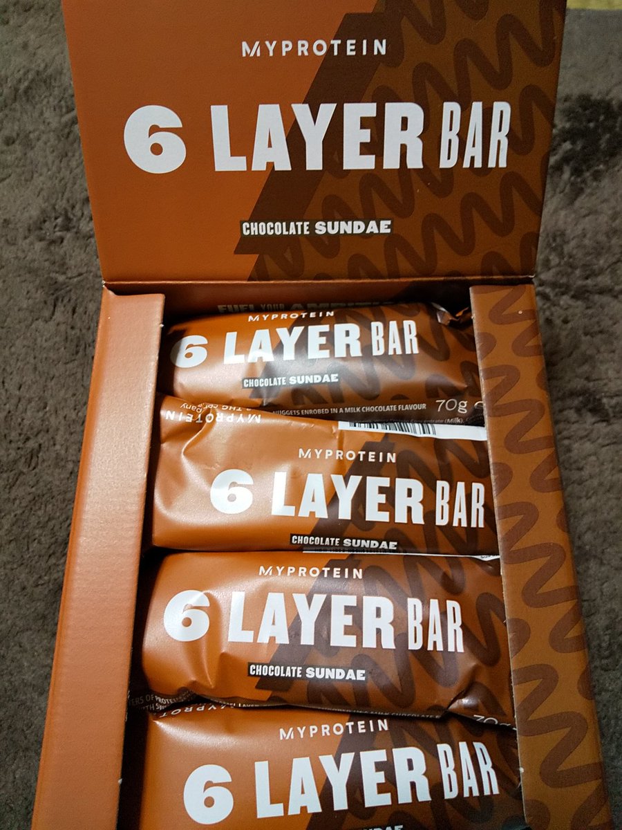 cere_Bjj1978's tweet photo. プレゼントの新発売のプロテインバーが届いた( ´∀`)
おありがとうございます♪
#マイプロテイン
#myprotein
#MYPROTEIN
#6LAYERBAR https://t.co/wd5xZHcsB3