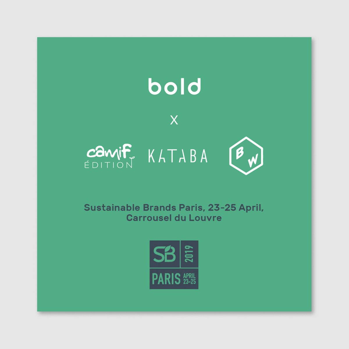 bold_designers's tweet photo. Demain démarre le salon @SBParis19 organisé par @pixelis_agency au Carrousel du Louvre.

@bold_designers y participera avec @Camif_ , @Kataba_fr , @batchworks_ .

Nos échantillons imprimés en 3D avec @dood_studio seront présentés dans la matériauthèque. https://t.co/NGPyG7a9ms
