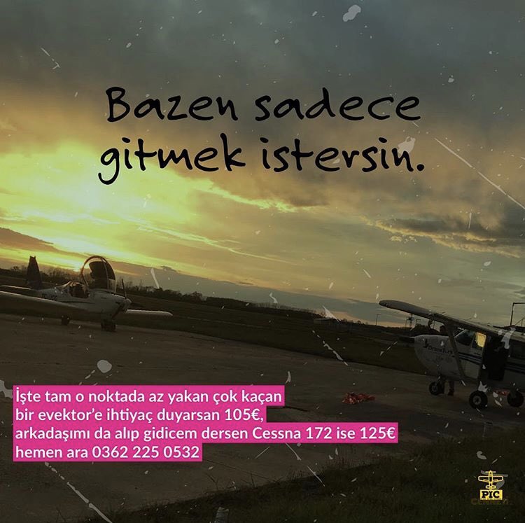 Bayram’da c172 şimdiden doldu, Mayıs için yerimiz var, kesin bilgi yayalım :) #atpl #ppl #pic #picucus #timebuilding #pilot #pilotlife #crew #instapilot #cabincrew #turkish 👩‍✈️👨‍✈️
⏱Günlük 6 Saat Garanti
🖤Free IR Pratik
😴Konaklama Ücretsiz
🕴🏻Safety Dahil
🤙🏻0362 225 0532