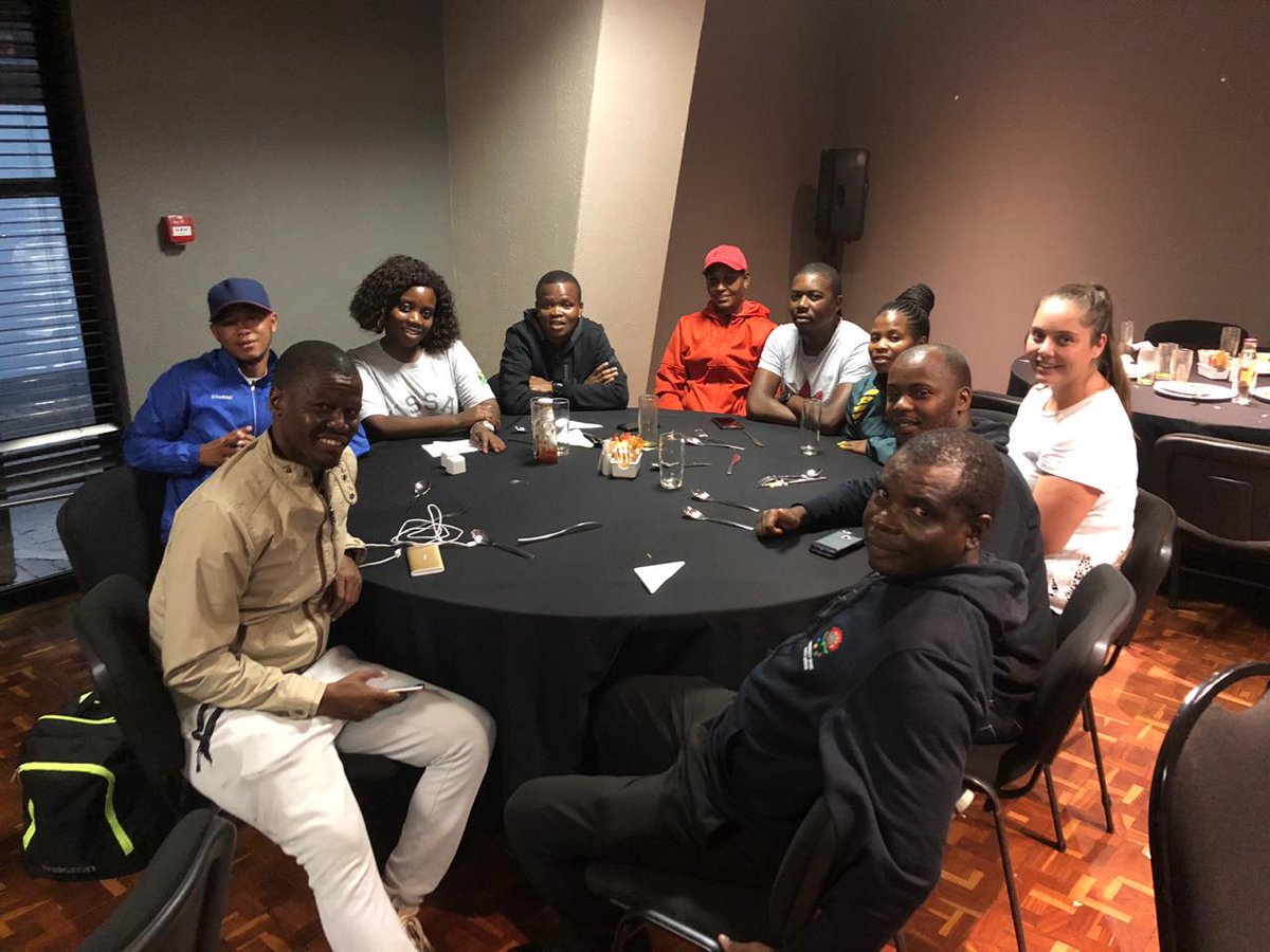 sbu_mthembu's tweet photo. ๐ฟ๐ฆ๐ฟ๐ฆ FLYING THE FLAG TO ITALY๐ฎ๐น๐ฎ๐น
A successful weekend for the @USSAFOOTBALL technical team, executive in charge of bringing glory for @USSAstudent that will be competing at @FISU summer universiade in @Napoli2019_ita 3 - 14 July 2019.
#USSAstudent #napoli2019 #TobeUnique https://t.co/2Bh6TEyIde