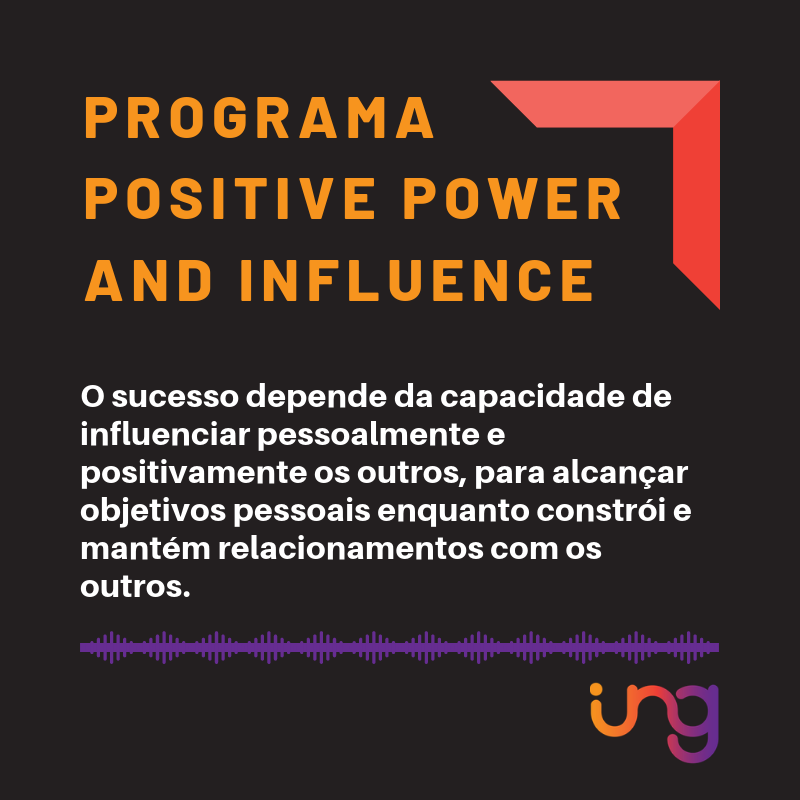 INGexperience's tweet photo. O programa Positive Power And Influence capacita líderes a utilizarem seu poder de influência de maneira estratégica, seguindo a metodologia da Influência Situacional. #ingexperience #influencia #treinamento #desenvolvimento #gestaodepessoas #lideranca https://t.co/KO0LGm5OKK