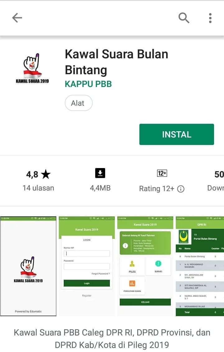 Ronggur89's tweet photo. RT @HJulkifliMarbun: @ImamFaturakhma1 #MauMenangKokMainCurang #DokumenkanC1DiKecamatan Mari anjurkan warga, simpatisan dan timses di dapil msng2 untuk install aplikasi ini. Insyallah suara PBB terkawal hehe
#eramas #Pemilu2019
#pilpresdamai
… https://t.co/8oHAxrXdVq