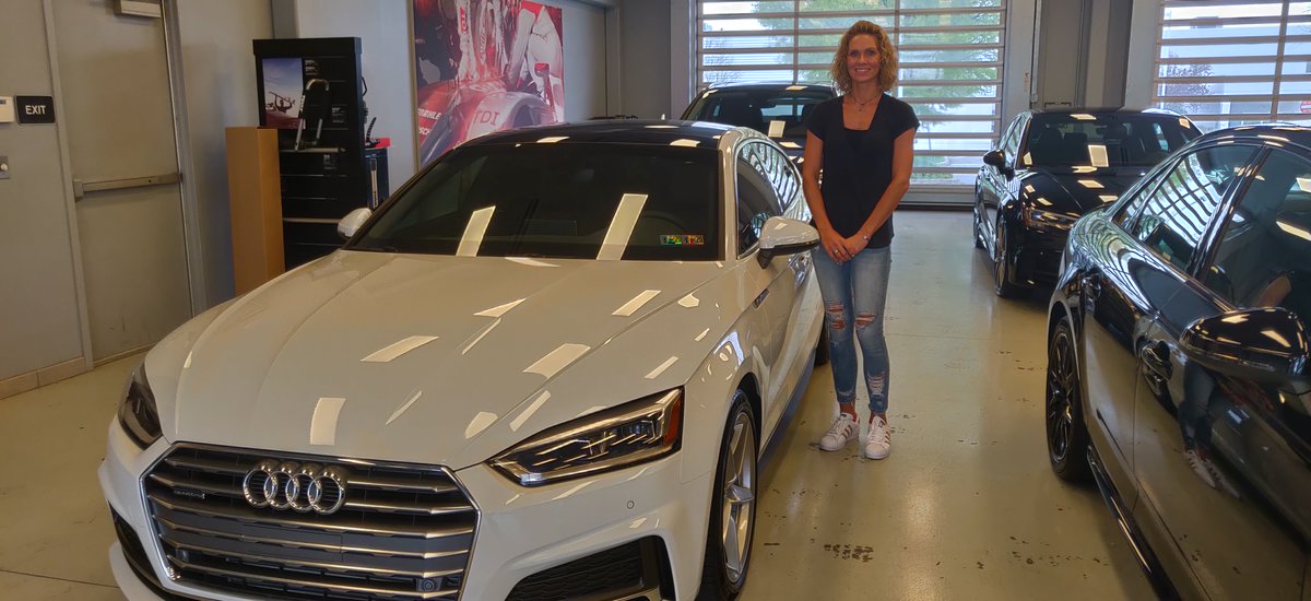 AudiReading's tweet photo. At Audi Reading, we know how to put a smile on your face! just look at how happy our newest customer Diana is! If you want to experience the joy of driving an Audi, all you have to do is stop out to see us! We can't wait to see those pearly whites! https://t.co/CH07cWFTZd