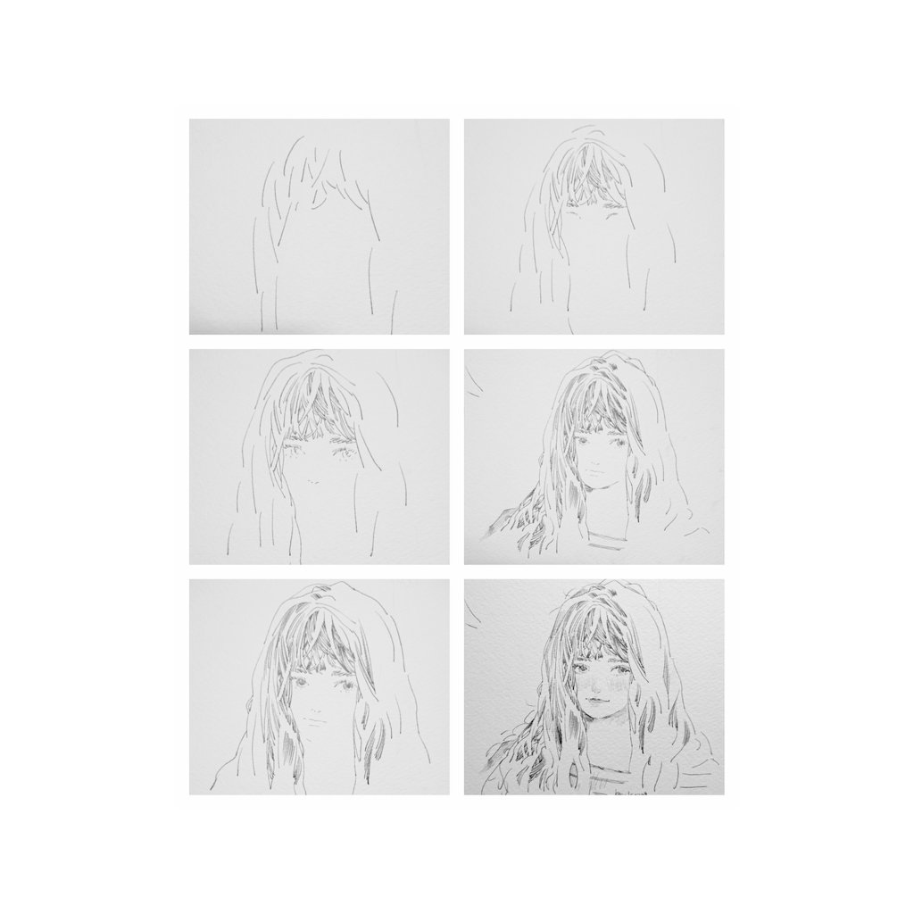 顔は描きこまなくてもよかったかもね 