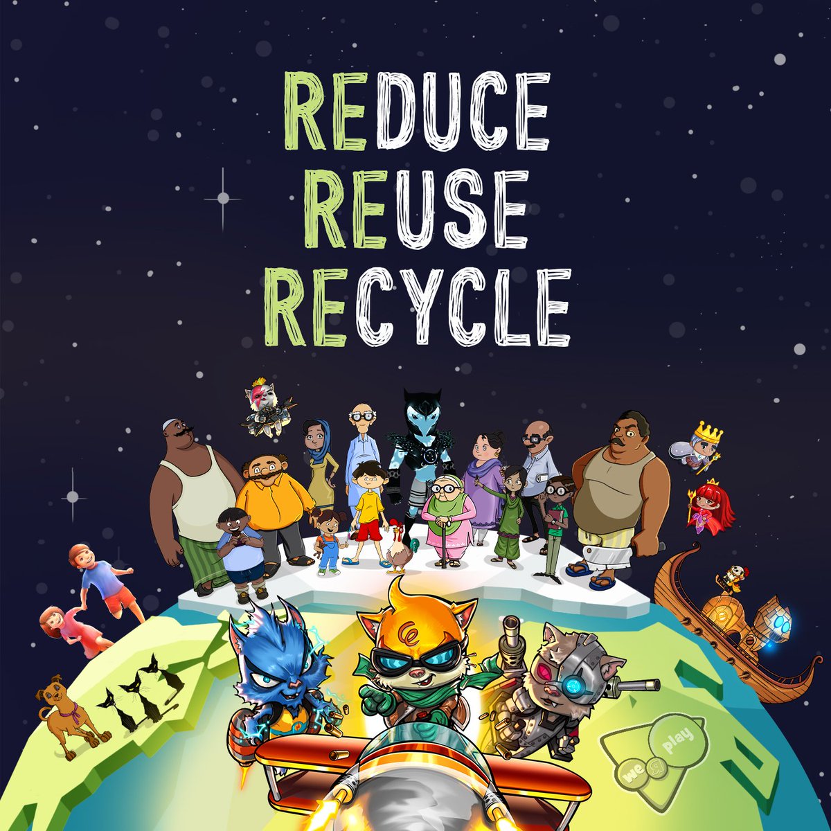 playd3w's tweet photo. Happy Earth day! Let's pledge to take care of our planet by planting trees, by controlling pollution and to protect it from all negativities.
#earthday #werplay #playandletplay #pakistan #explottens #rsr #carromheroes #savetheplanet #planettrees https://t.co/OKS5y3Dtbj