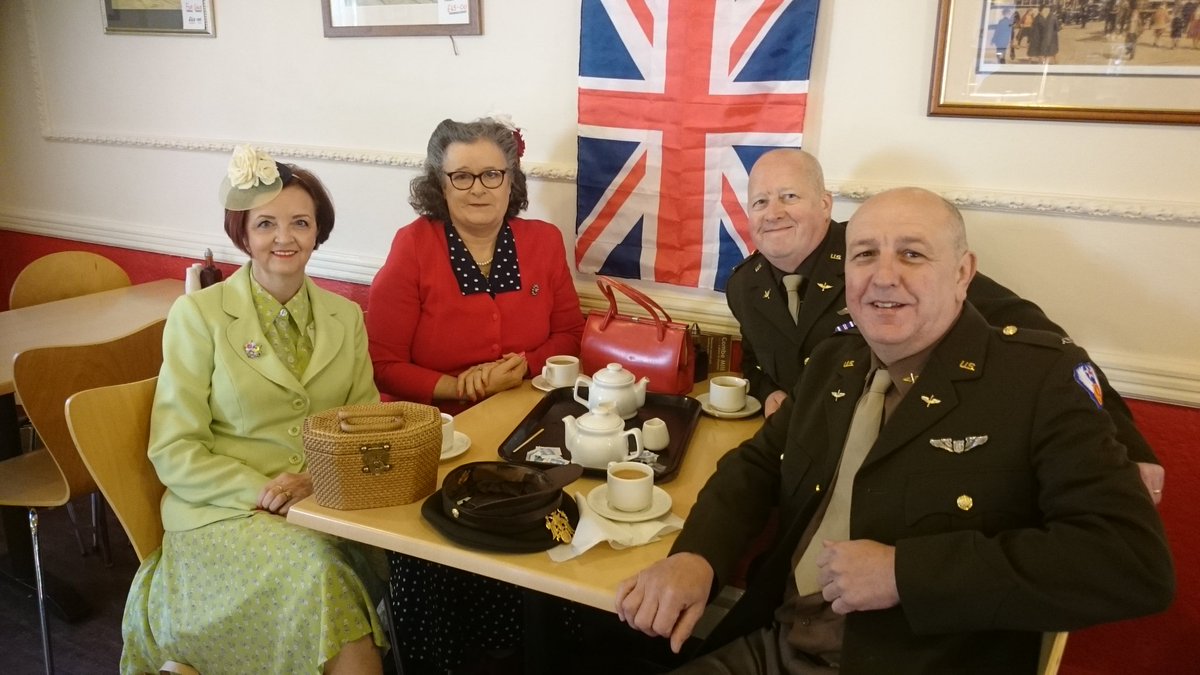Had a great day out at Crich Tramway Village in Derbyshire yesterday at the 1940s Event