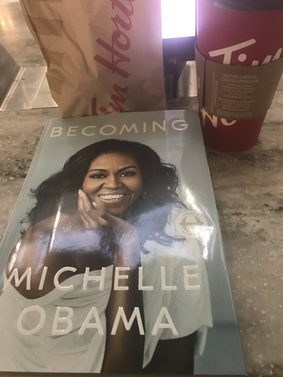 Dear <a href="/MichelleObama/">Michelle Obama</a>. I’m a bit late but better late than never. Just grabbed my copy of your #memoir #Becoming which I’ll be reading this week. Let’s go. Biggest-selling autobiography ever! #distinctlyamerican yet #distinctlycanadian