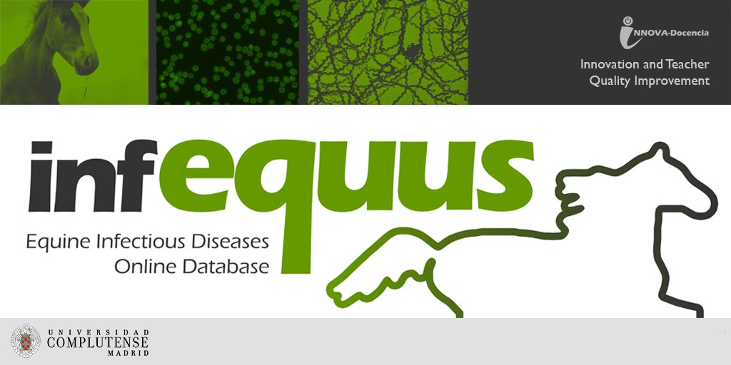 Sergio González (@goser666) on Twitter photo Equine Infectious Diseases Online Database #infequus. <a href="/unicomplutense/">Complutense</a> Project of Innovation and the Teacher Quality Improvement. infequus.com Equine Infectious Diseases Online Database #infequus. <a href="/unicomplutense/">Complutense</a> Project of Innovation and the Teacher Quality Improvement. infequus.com