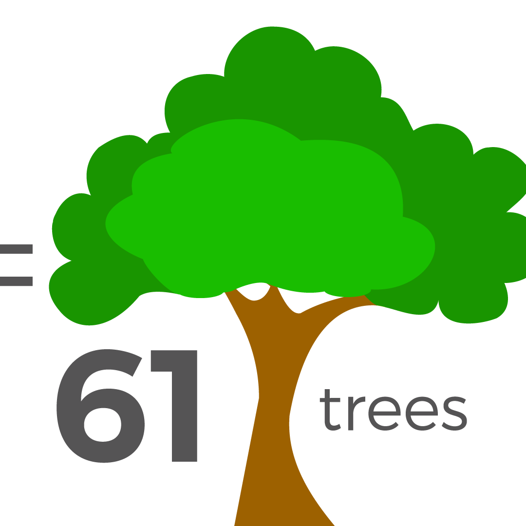 One month ago everyone at Honest started using Ecosia, the search engine that plants trees with their profits. Since then, we have searched 2749 times and planted 61 trees. Not a bad start. #EarthDay #DesignAgency #TimeToAct #Cambridge