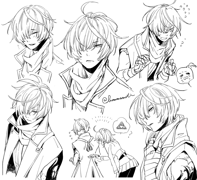 FGO 小太郎らくがき。お顔が描きたかったんだ… 