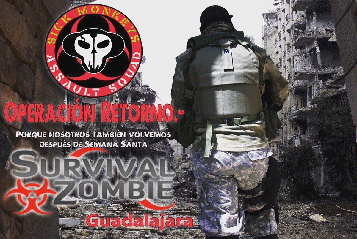 Sick_Monkeys_OF's tweet photo. Se acaba #SemanaSanta y la gente vuelve a sus #rutinas diarias...
#Nosotros también...
Nos vemos en #SZGuadalajara el próximo 11 de #Mayo!!
https://t.co/qA80djg4i0
#SMAS #SMASrules #MASK #MERC #SomosWRG #KillTeam #Squad #Team #ZombieHunter #SurvivorHunter #PreparandoMaterial https://t.co/m9XxF4FCjs