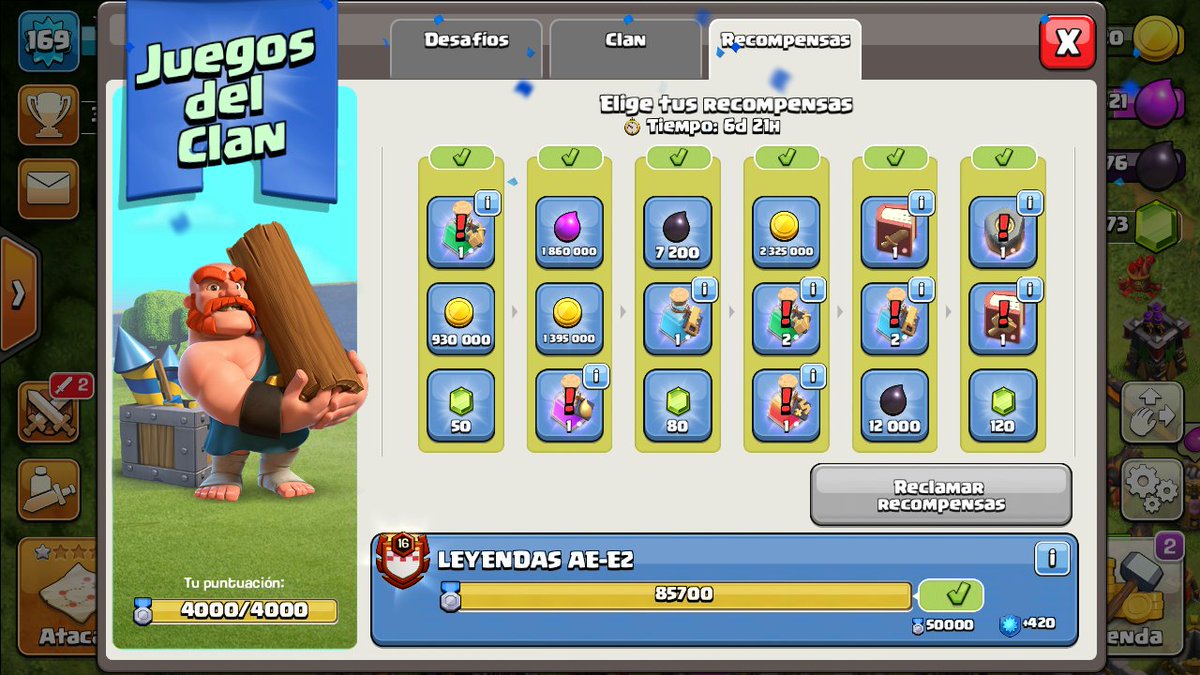 Completados y reclamados xd