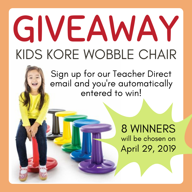 teacherdirect's tweet photo. π€© Have you heard of a Kids Kore Wobble Chair? The Wobble Chair means kids donβt have to sit still. π₯ Nowβs your chance to win one!!!
π± Click on the link to enter: https://t.co/gexQFiRCH9
#teacherdirect #giveaway https://t.co/0gbXNpgtee