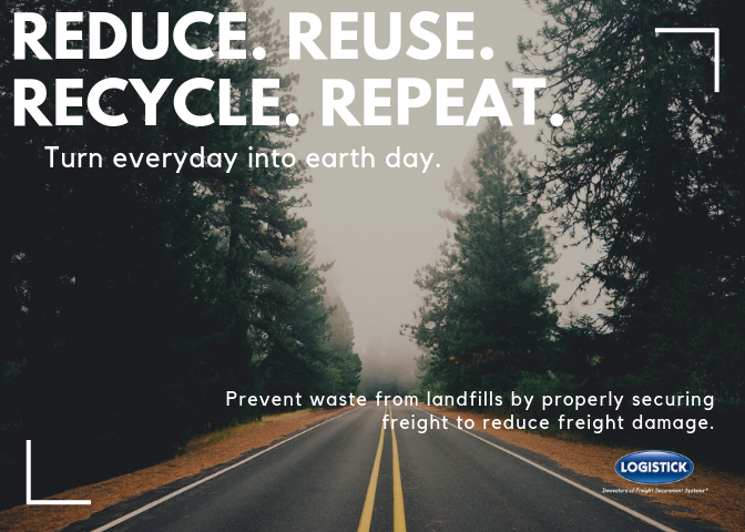LogistickInc's tweet photo. Happy Earth Day! Let us be mindful of how we use our natural resources to preserve our world for generations to come. Remember to reduce. reuse. recycle. #secureyourfuture #secureyourfreight https://t.co/1PSJFLiDcA