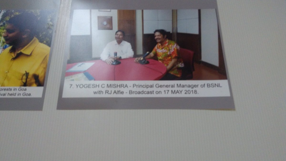 SmitaDarshetkar's tweet photo. Felt very proud after seeing PGMT GOA pic displayed at All India Radio @pgm_goa_bsnl @pamicool_74 @arunanaik6319 @neerja_tiwari @cgm_mh_bsnl @yearning4d_sky @dgmgoa1 @ParmarA03 @SITARAM24408330 @avgudi https://t.co/LN6OqcPjQA