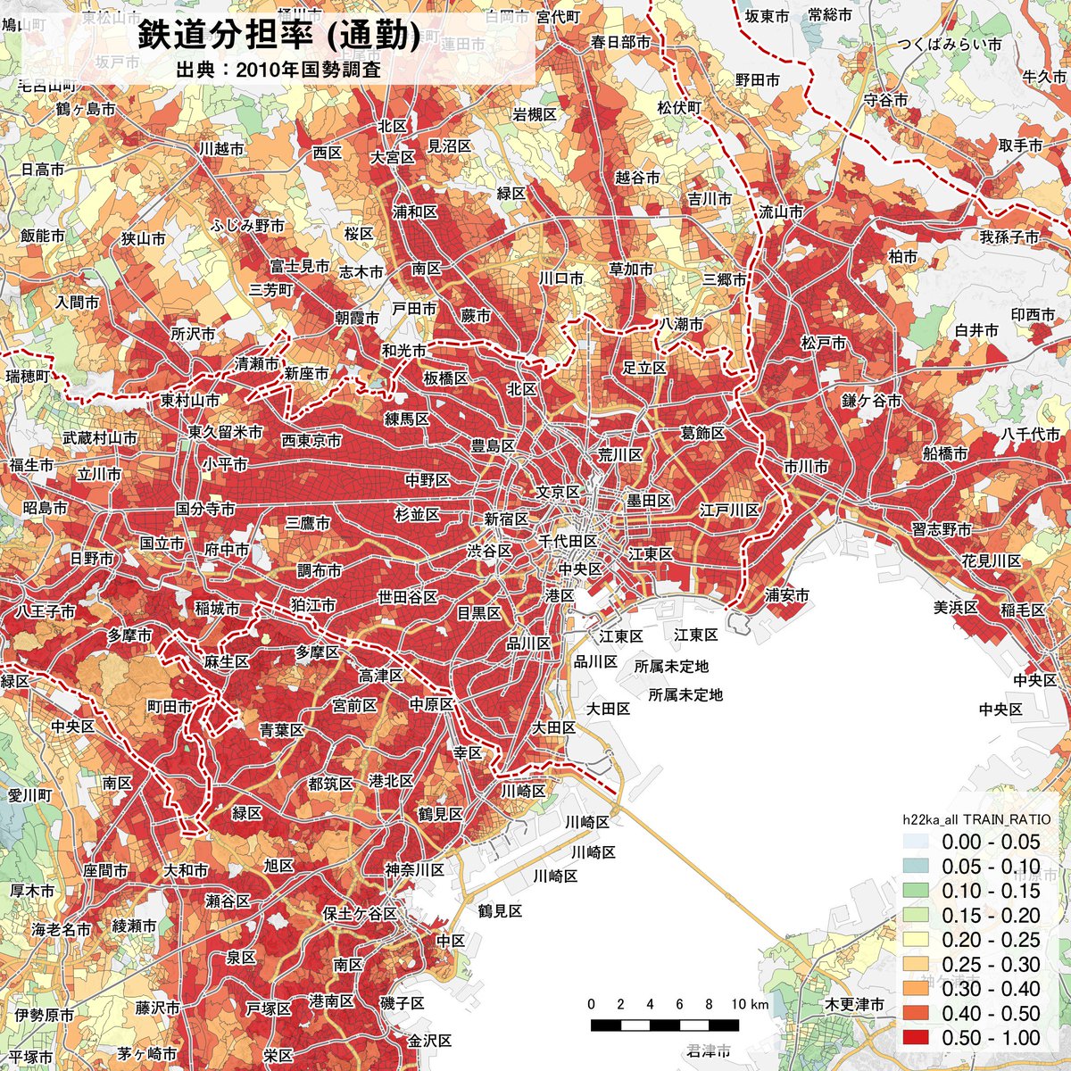 にゃんこそば Shinagawajp さんによる 通勤通学交通手段シェア地図 Togetter にゃんこそば Shinagawajp さんによる 通勤通学交通手段シェア地図 Togetter