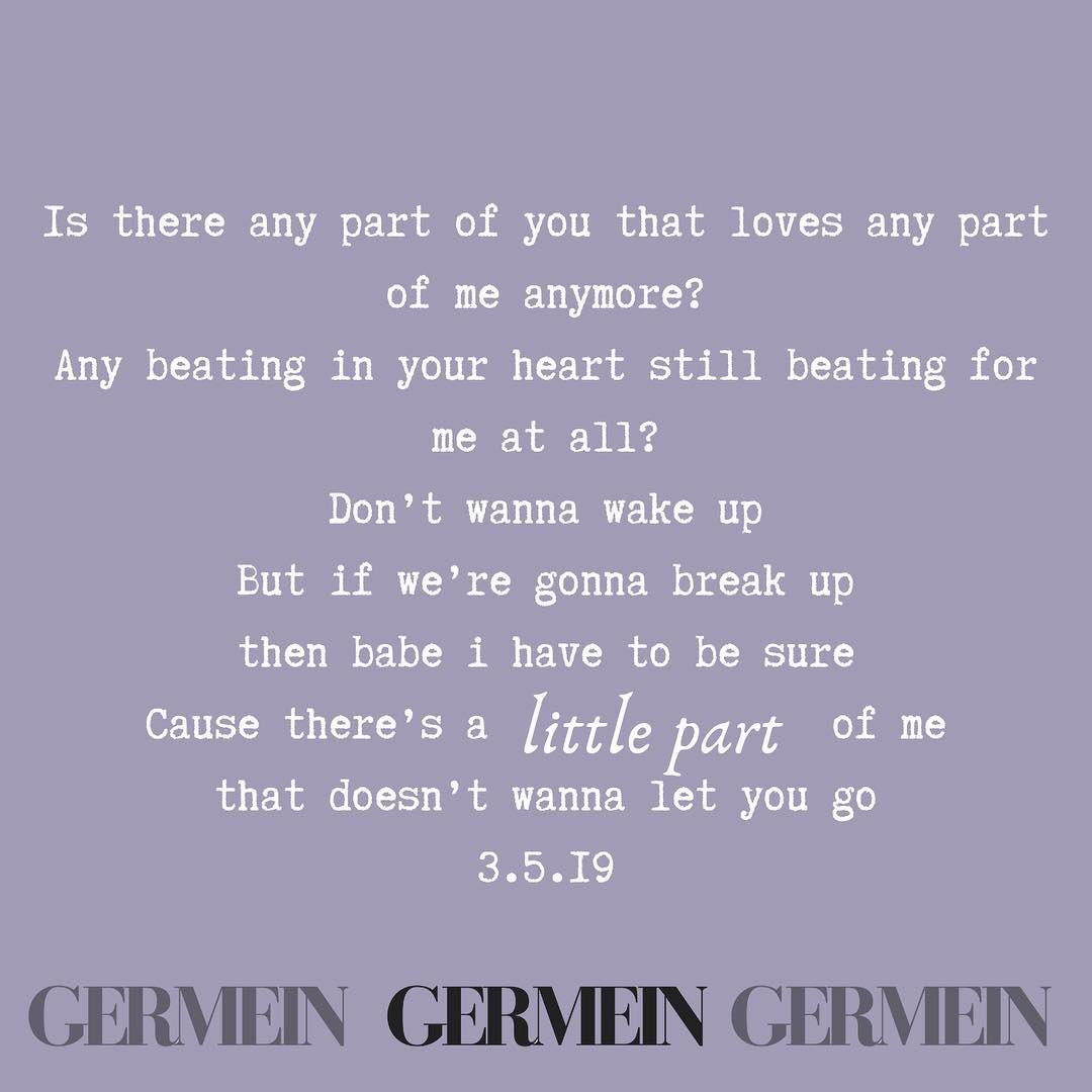 GermeinSisters's tweet photo. 3.5.19 πΌ βπ½ To the one that got away.. πβπ½
β¬οΈcomment π if youβve felt this before πππ #littlepart βπ½
βπ½
βπ½
βπ½
βπ½
βπ½
βπ½
#lyrics #newmusic #germein #comingsoon #applemusic #spotify #indieartists #georgiagermein #freshtunes #breakupquotes #breakup #quotes #lovesong #songs https://t.co/alF4koQENy