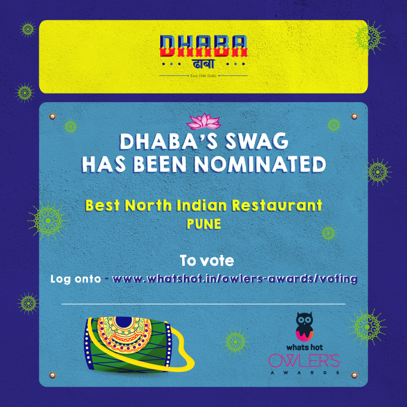 dhaba1986's tweet photo. Oye #Pune waalon! Dhaba's swag has been nominated! Ungli uthao, link dabao, vote lagao! Show us some true Punjabi love by giving us digital jhappi! log onto https://t.co/nVZkhnth2g &amp; place your vote today! Voting closes soon! #SwagAnusaar #WinnerWinnerChickenWaalaDinner https://t.co/Jh80N7QRNP