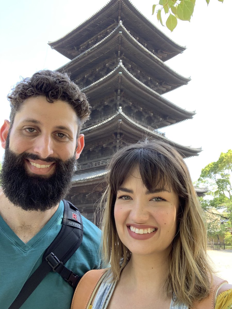 MsTinaBraswell's tweet image. Sight seeing in Kyoto - I really liked the pagoda at To-ji Temple. It was also surreal to walk around Imperial Park &amp;amp; remember that until 1868 people used to live there. I got over 21,000 steps today! #springbreak2k19
