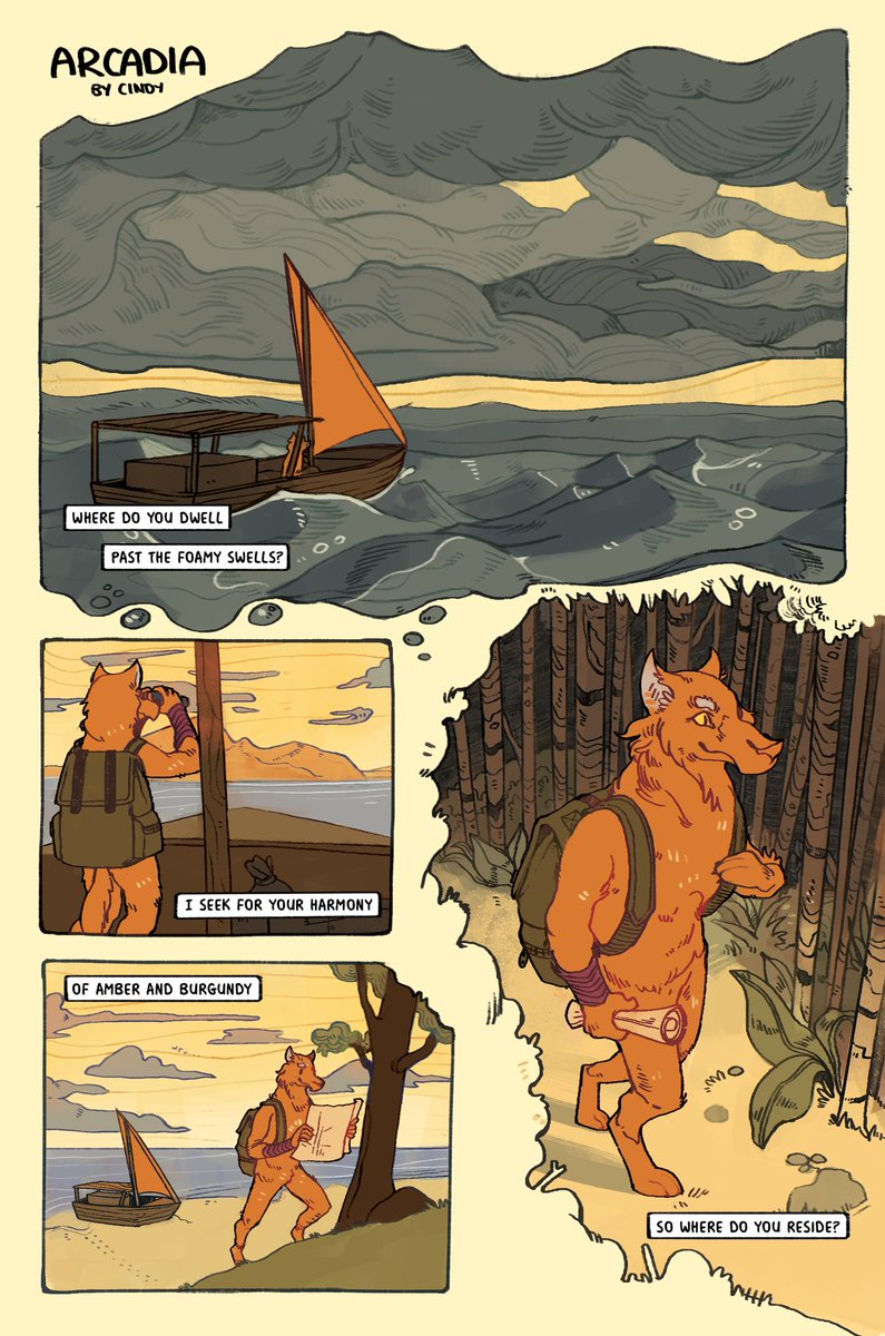 A comic I did in March 2018 for a zine that unfortunately didn't take off. I like this because it reflected when I started getting more comfortable with my style 