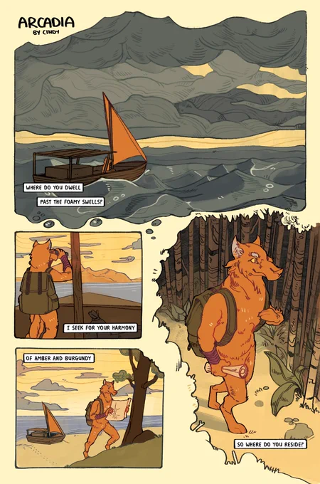 A comic I did in March 2018 for a zine that unfortunately didn't take off. I like this because it reflected when I started getting more comfortable with my style 