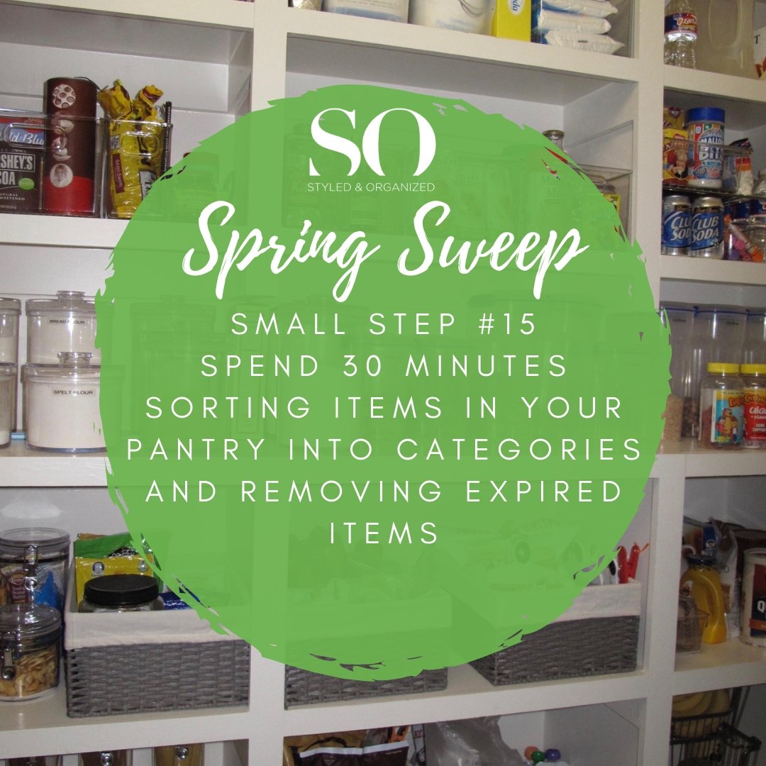 StyledOrganized's tweet image. This week’s small steps are focused on the most used spaces in the house…the PANTRY and the KITCHEN!  

This step will have you on your way to a much more organized AND efficient pantry!  

#SOSpringSweep #pantry #pantryorganizing
•
•
•
#StyledandOrganized