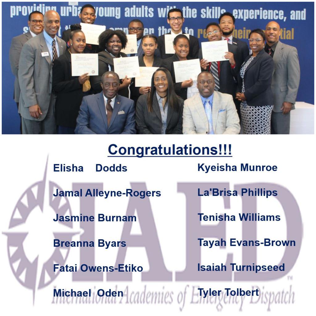 TEAMATL911's tweet photo. As we celebrate #911EducationMonth, #TeamATL911 congratulates the IAED Class of April 2019. #911Saves #911AlwaysHere #911ReadytoServe #ThankYou911 #Use911Responsibly https://t.co/fmX1jVoeLp