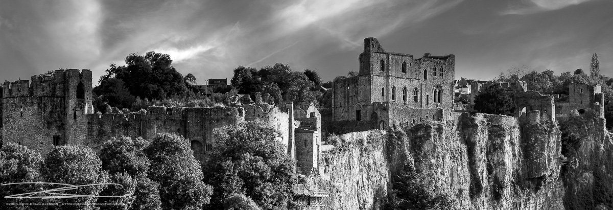 .@ChepstowCastle on the River Wye in Wales. Captured with a @NikonUSA D200 & Nikkor 24-120mm VR on @LexarMemory. Stitched & processed in @Adobe @Photoshop & @Lightroom. ©2019 Brian Akerson #Photography #Pano #PanoramicPhotography #Wales #UK #UnitedKingdom #ChepstowCastle #Castle