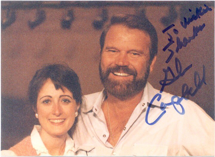 Happy Birthday in Heaven, Glen Campbell.  Miss your music. I loved getting to meet you in 1985. 