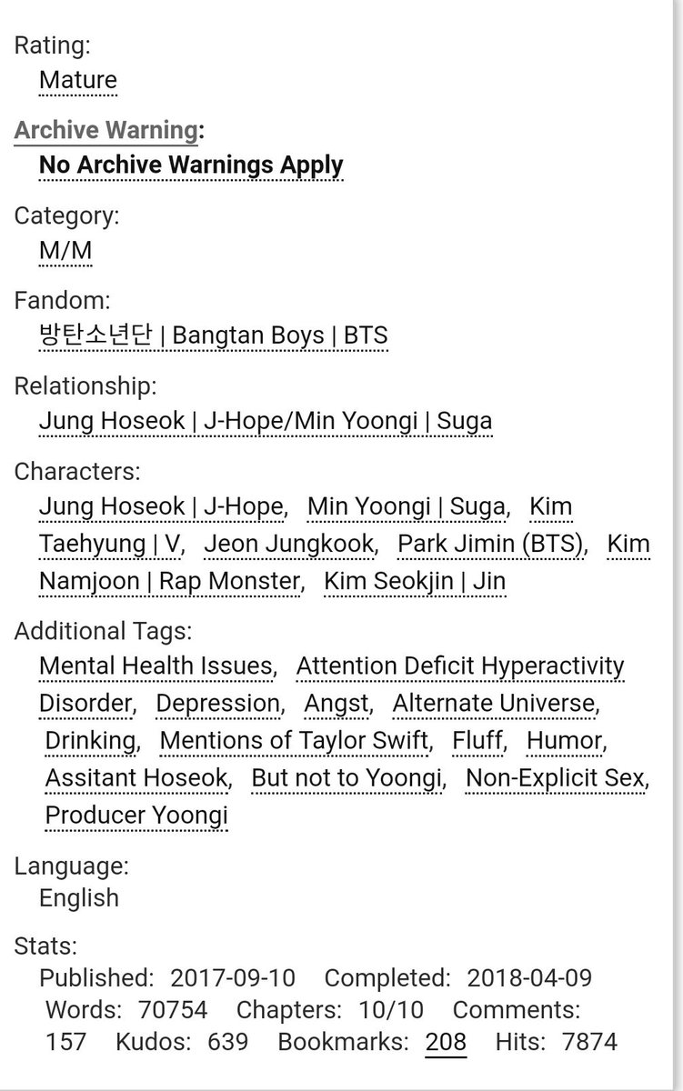 btsfanfic_twt's tweet photo. 🍒 attention deficit &amp; heartbreak disorder
🍒 yoonseok
🍒 70k/completed
🍒 author: @anonymousloris on ao3&amp;twt
🍒 not qualified to comment on the portrayal of the mental illnesses bc mine is diff, but it's not romanticized👍
🍒https://t.co/JBudNReXFQ
#sopeficrec #btsfanfictwt_sope https://t.co/oaquFxQowv
