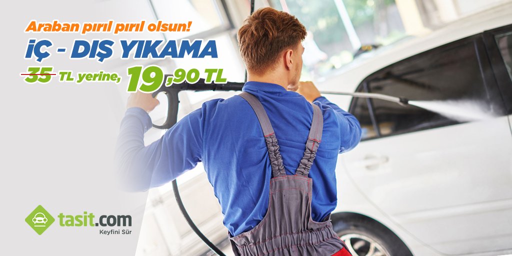 İç-Dış Yıkama Hizmeti şimdi 35 TL yerine, 19,90 TL!
Kampanya hakkında detaylı bilgi için hemen profildeki linke tıkla👇;
bit.ly/2IqHTlD