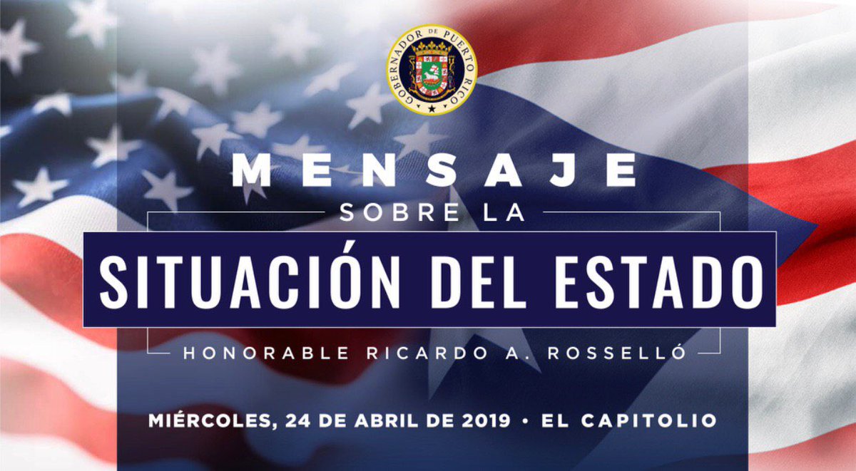 Este próximo miércoles 24 de abril a las 5:15p.m. sintoniza nuestro tercer Mensaje sobre la Situación del Estado.