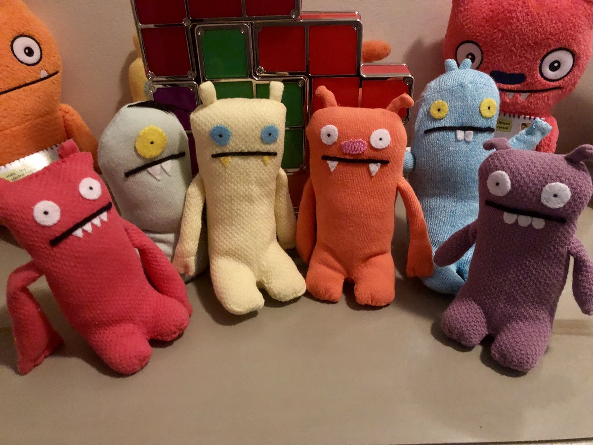 UGLYDOLLH's tweet photo. Continuing with the @uglydolls fanart flashback these super cute and cuddly sock creations were beautifully made by @DailyUgly Highly squeezable #UglyWeek https://t.co/oMGXK592J1