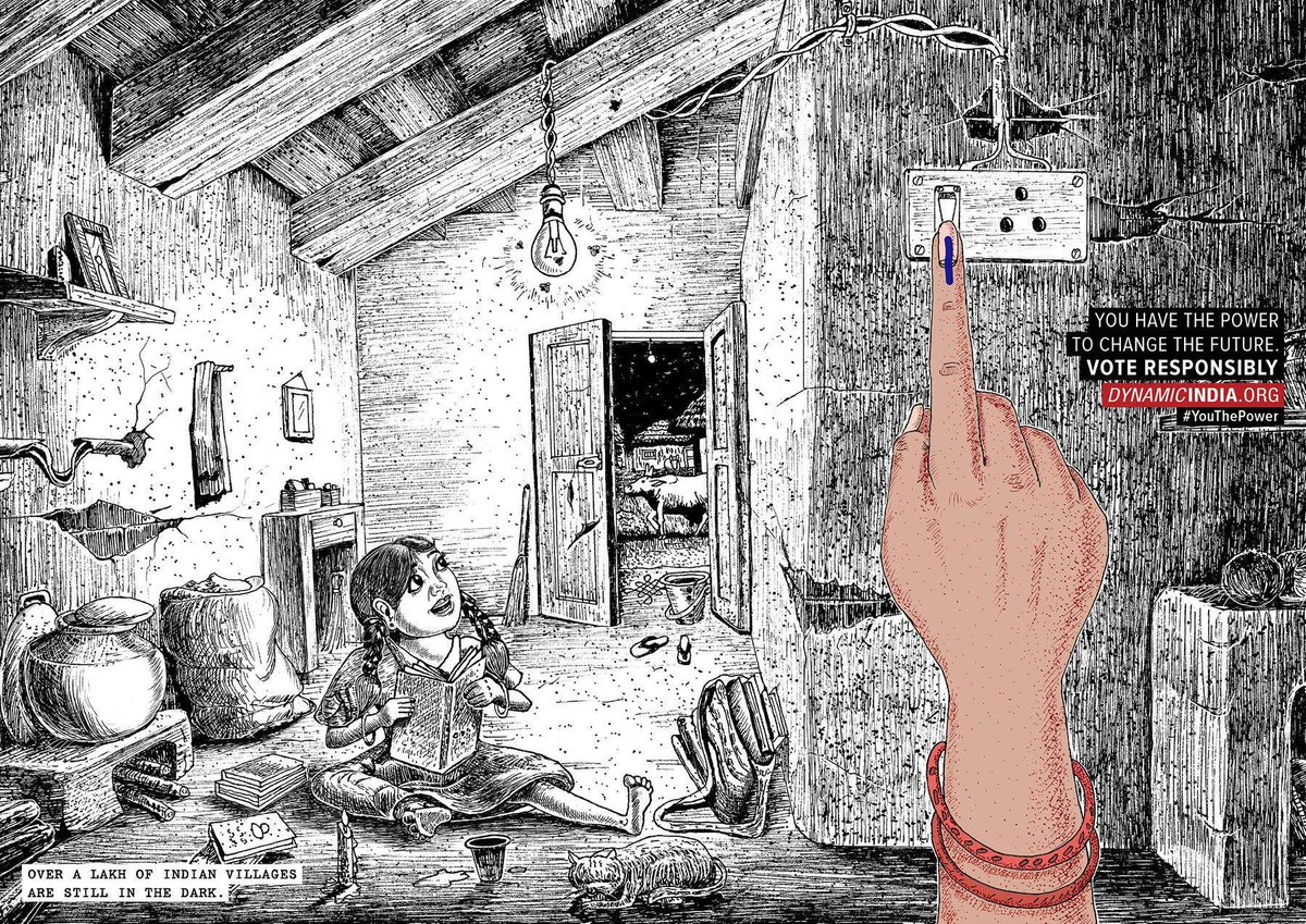 LogicalIndians's tweet photo. #YouThePower - Save #Farmers, PowerUp Villages, Knockdown Defaulters

This #election #vote for the government MPs who are going to be voice of you and work towards issues of farm distress, #unemployment, #electricity, #water scarcity, environment and NPAs.

Creatives by @Vatitude https://t.co/A5ByChnfZ0