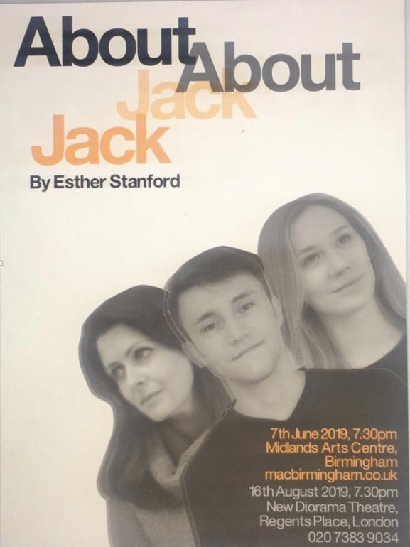 AboutJack1's tweet photo. Tickets now on sale at @mac_birmingham London tickets will be on sale soon. #aboutjack @gregorypiper98 @beccaempty https://t.co/mCqDkQjlP3