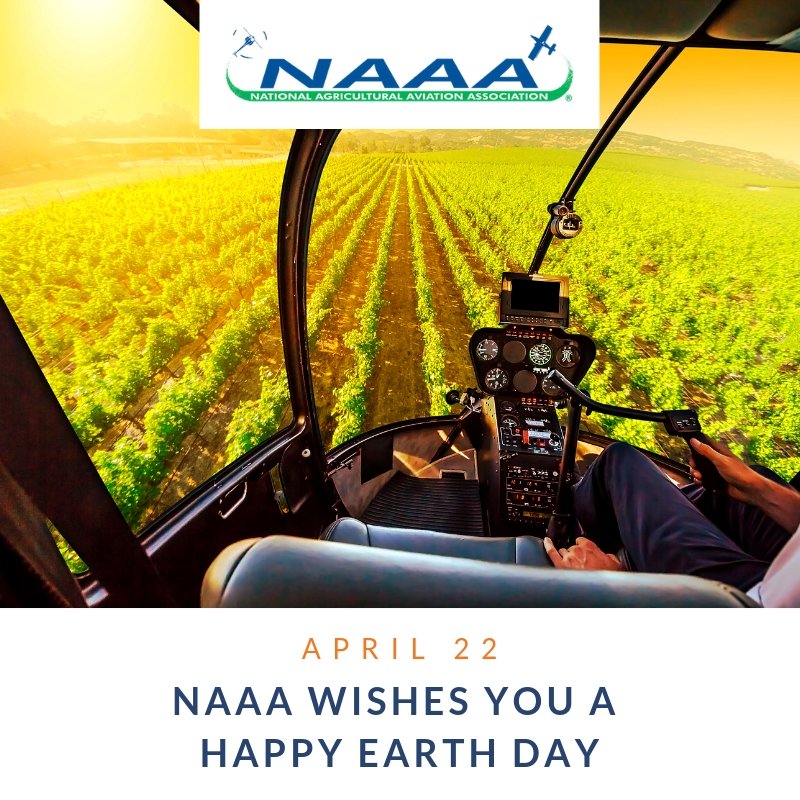 AgAviationNAAA's tweet image. For 98 years aerial applicators have been caring for Mother Earth. Ag aircraft treating above crops/forests results in no damage to them, allowing for greater yields on less land. Aerial applicators take environmental professionalism seriously and it shows. Happy #EarthDay2019 !