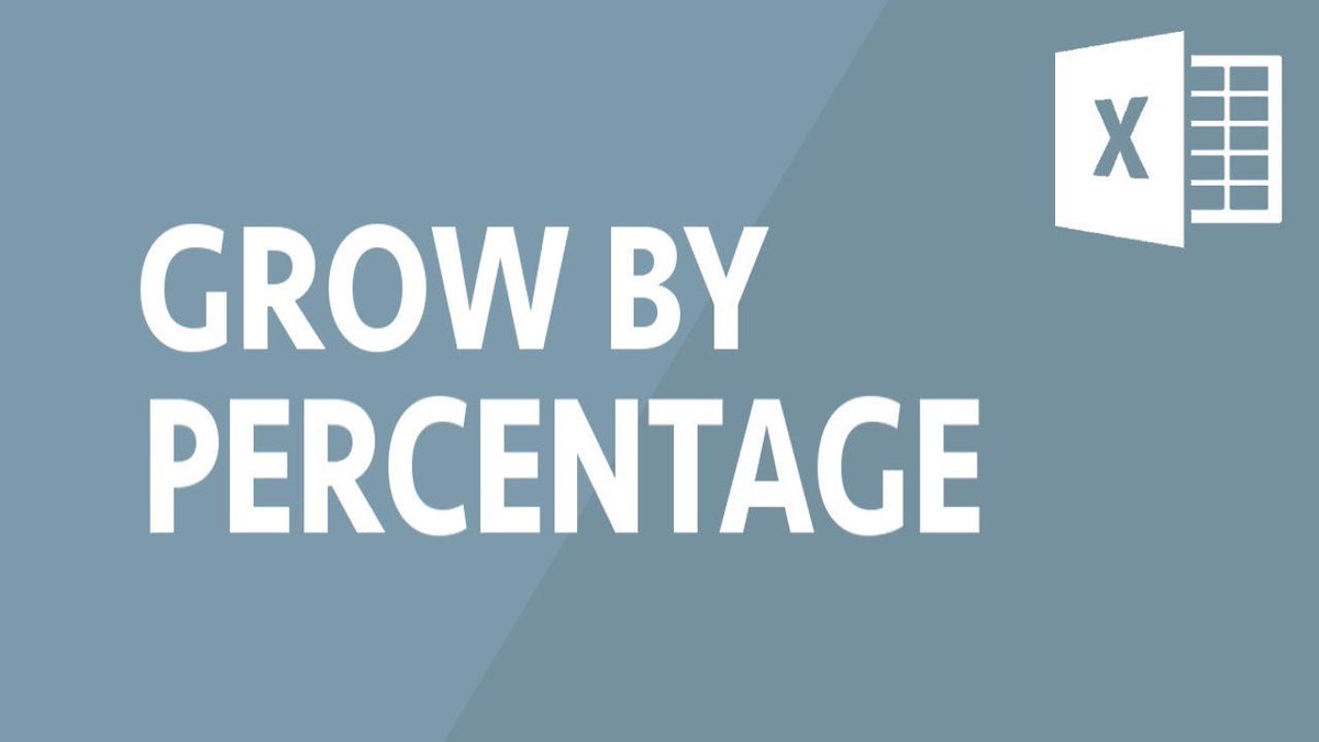 EssentialExcel's tweet image. Increase a number by a percentage in Excel youtu.be/K5IaqFgw8S0 via @YouTube