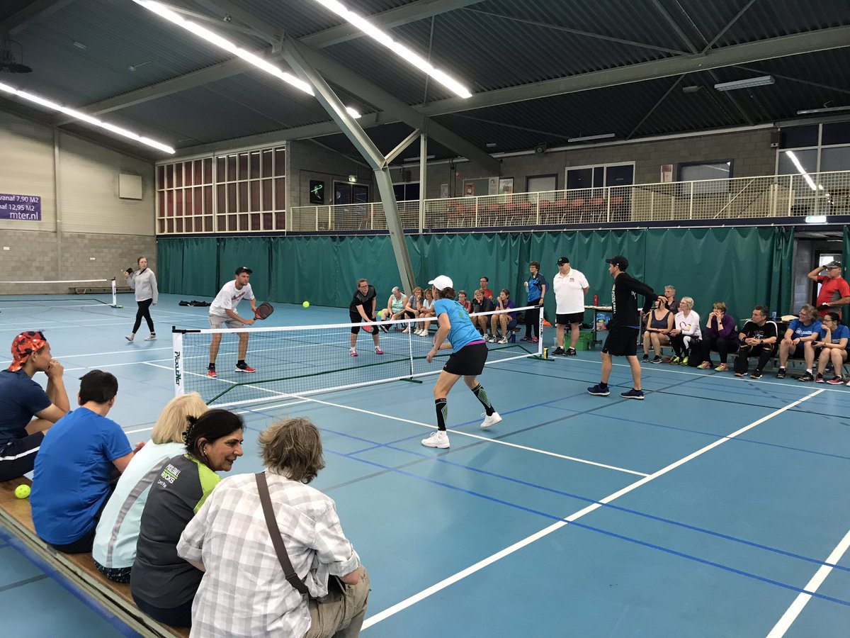 Pickleball festival in Haarlem. A lot of fun and a nice clinic with Daniel &amp; Jon Moore.