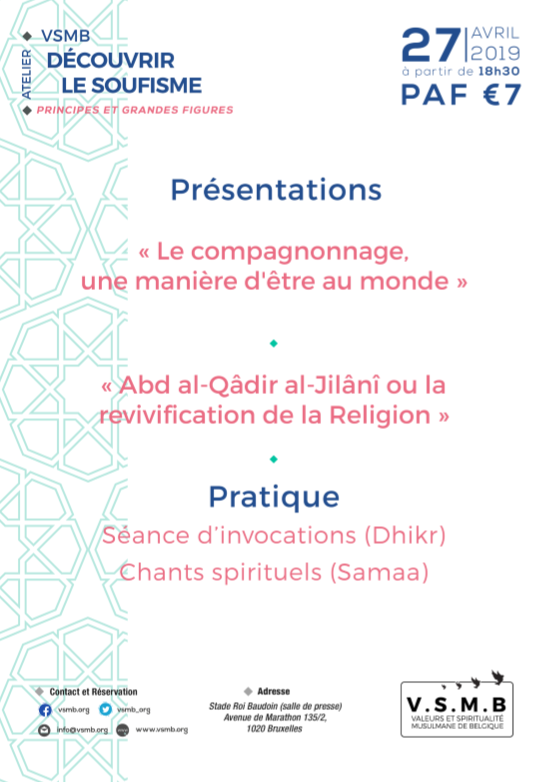 VSMB_org's tweet photo. Bonjour/Salâm,

Notre prochain atelier aura lieu ce samedi 27/04/19.

Réservation👍 https://t.co/54M4R43rmd https://t.co/wZoKAvXFUQ
